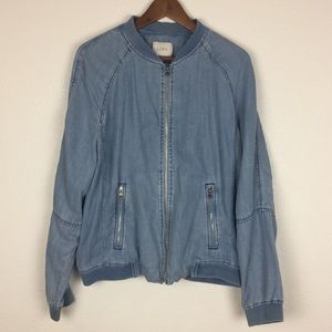 Loft vintage looking soft denim jacket - Large